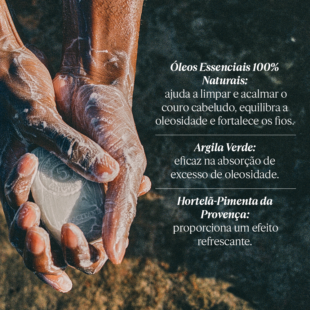Shampoo em barra Purificante Aromacologia Refrescante 60g, , large image number 3